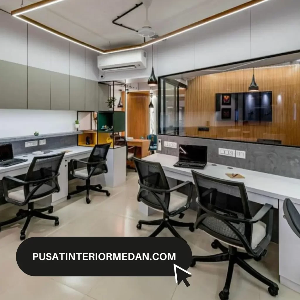 desain ruang kerja kantor modern