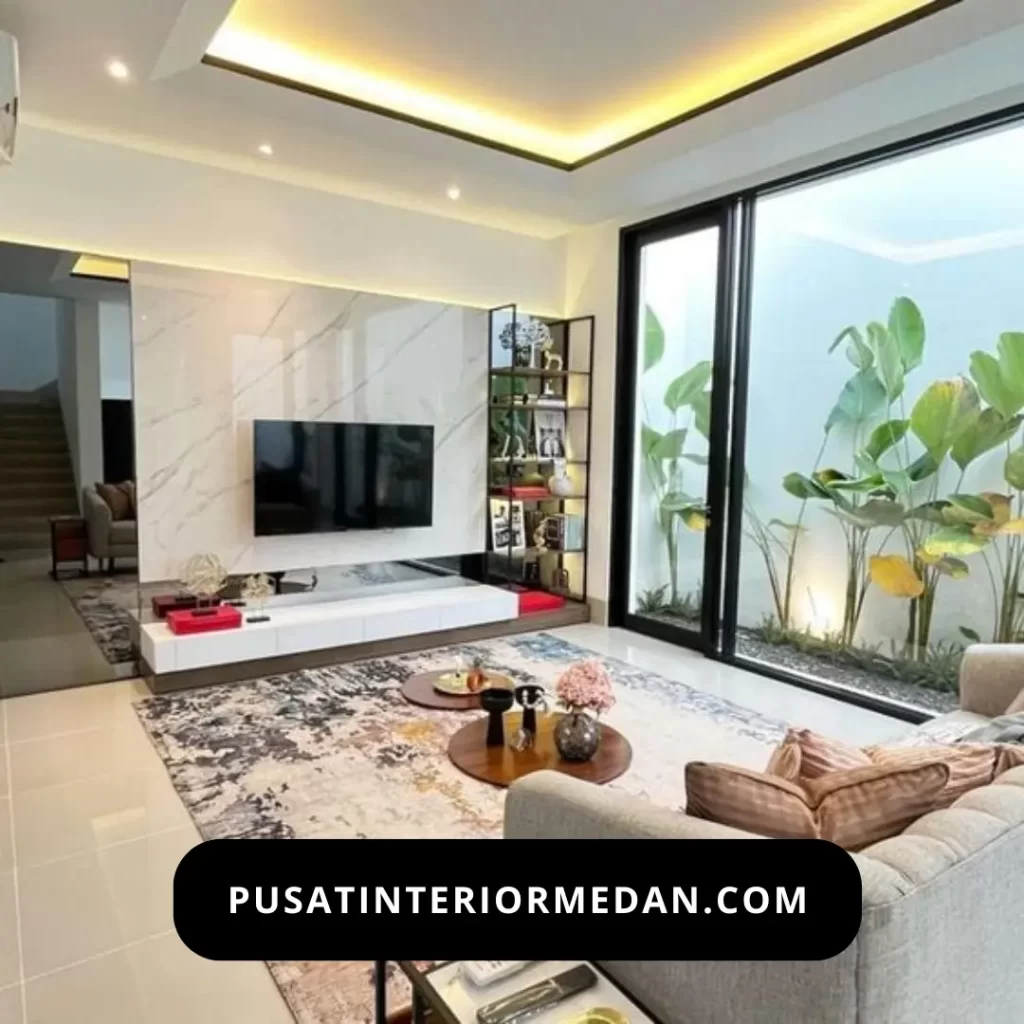interior ruang keluarga modern