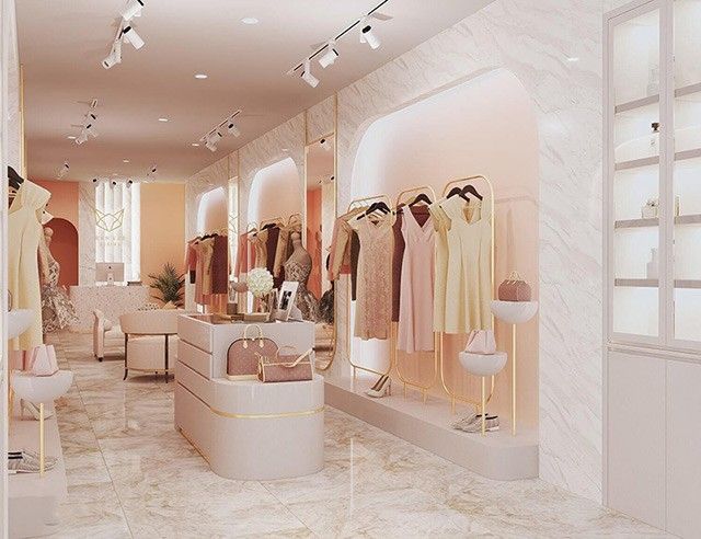 Desain Interior Butik di Mall