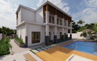 Desain Interior Villa Tropis