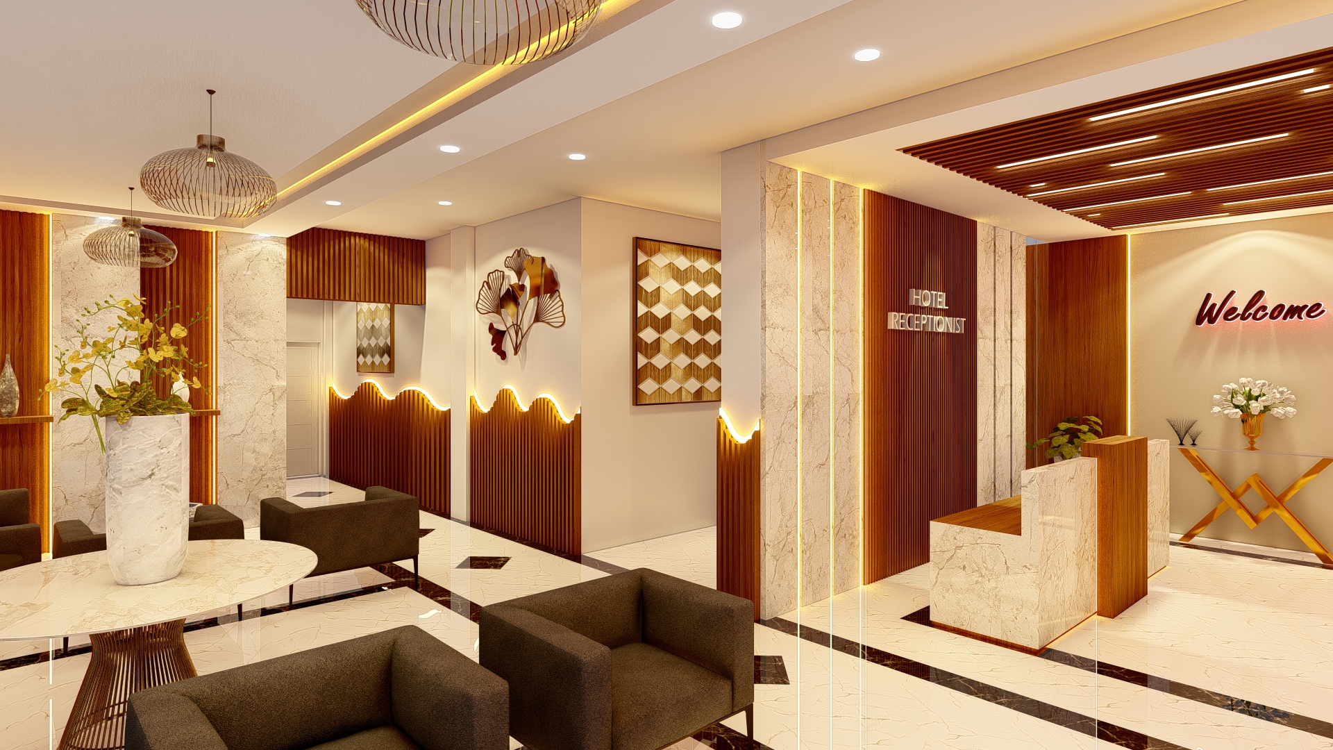 DESAIN LOBBY HOTEL