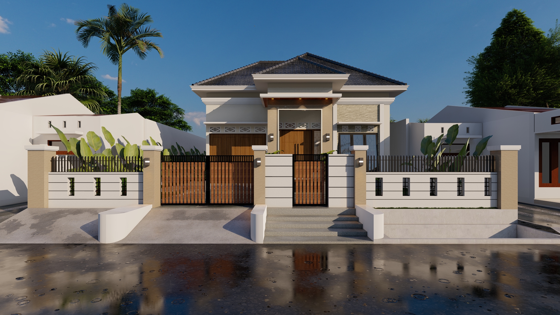 bangun rumah 1 lantai