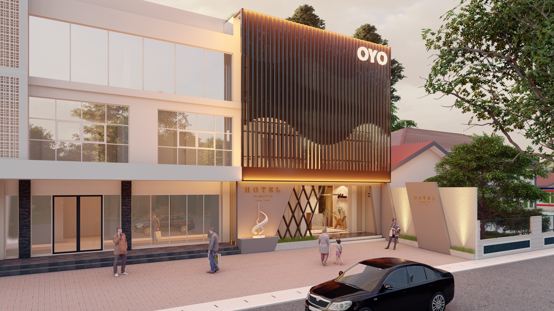 desain hotel modern di medan