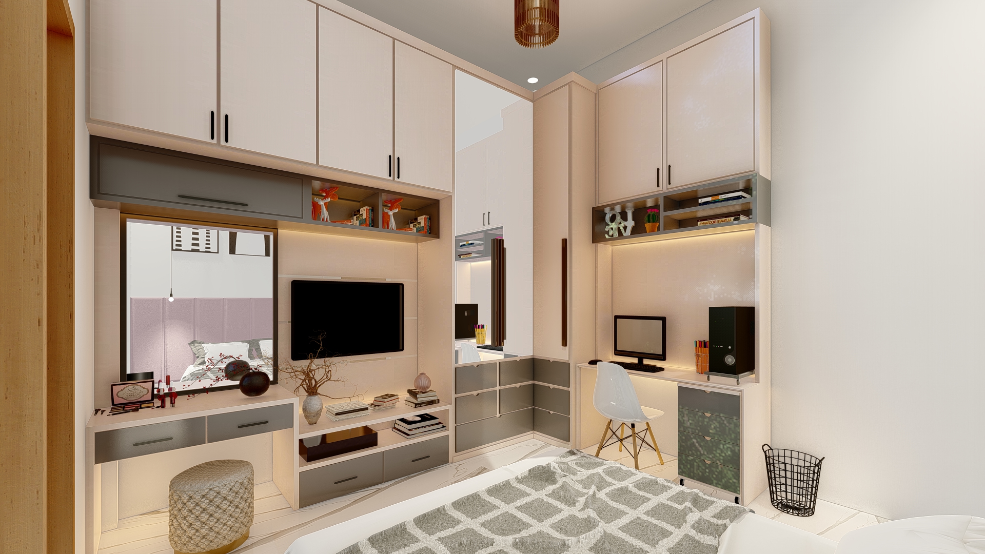 desain kamar modern untuk perempuan