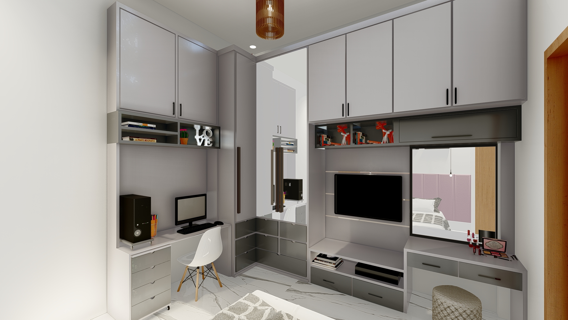 desain kamar pelajar