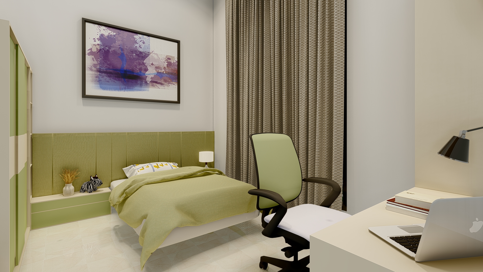 kamar minimalis cowok