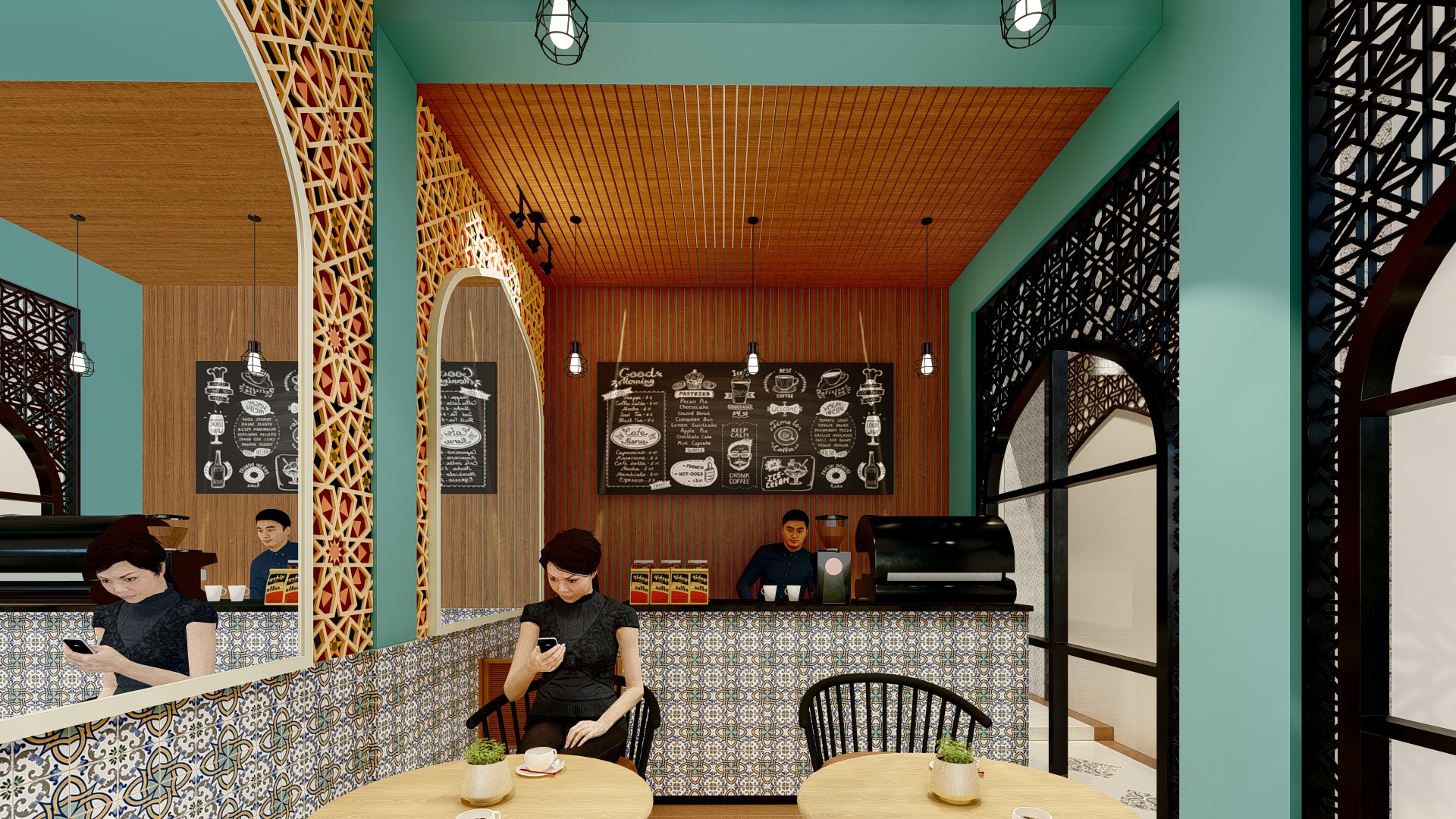 restoran minimalis
