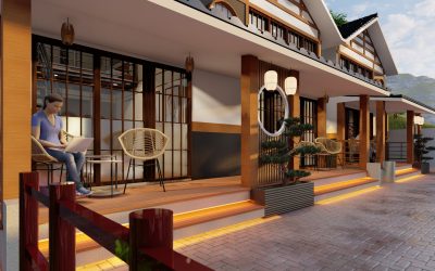 Fasad Rumah Japandi Modern