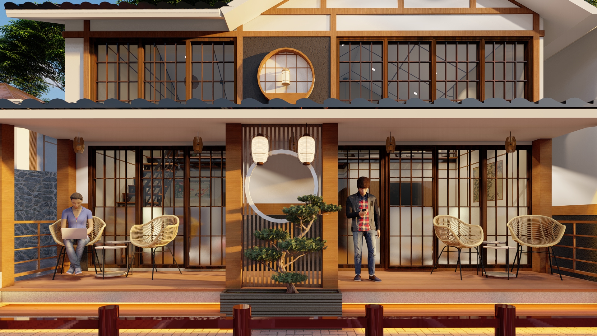 rumah villa minimalis