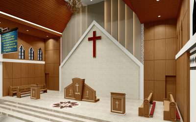 Desain Interior Gereja Tradisional