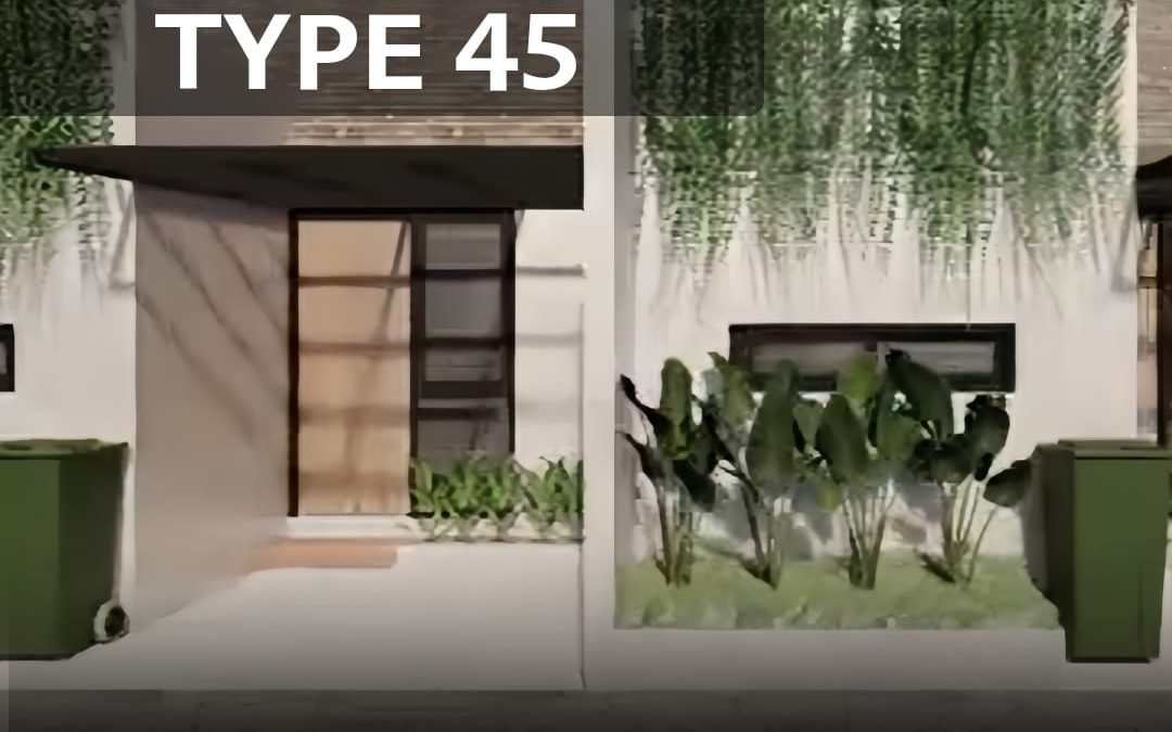 Portofolio Desain Interior Perumahan Type 45 Sei Mangkei