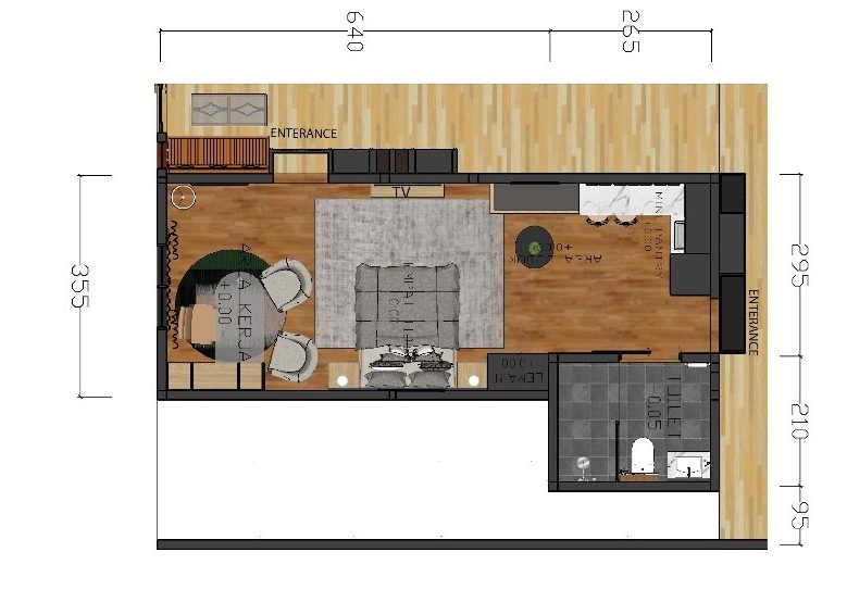 Layanan Desain Denah di Banyuasin