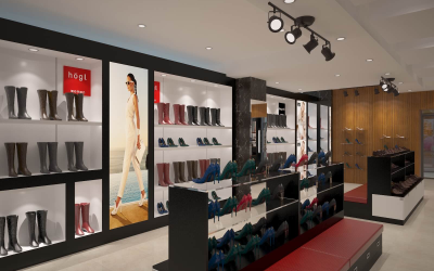 Jasa Interior Toko Sepatu