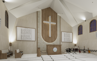 Desain Interior Gereja Klasik