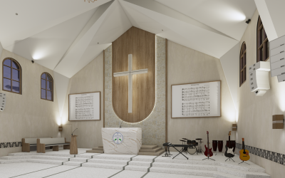 Jasa Desain Interior Gereja Katolik Minimalis