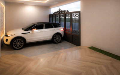 Desain Garasi Rumah Mewah